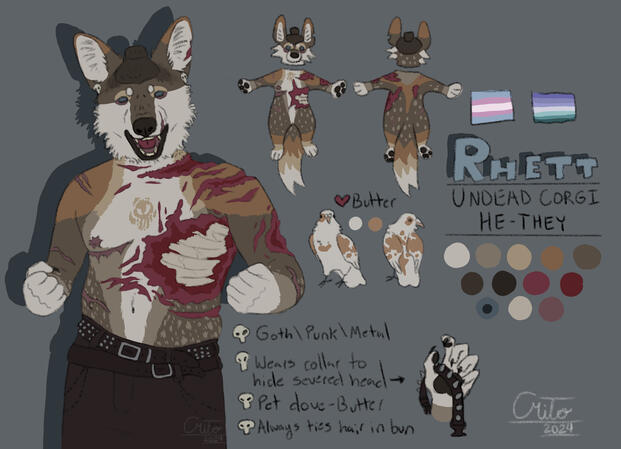 Halfbody w/ Doodle - $60